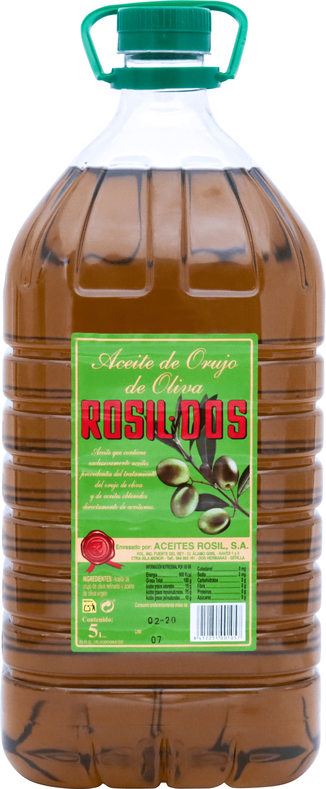 Aceite de Orujo de Oliva Rosil