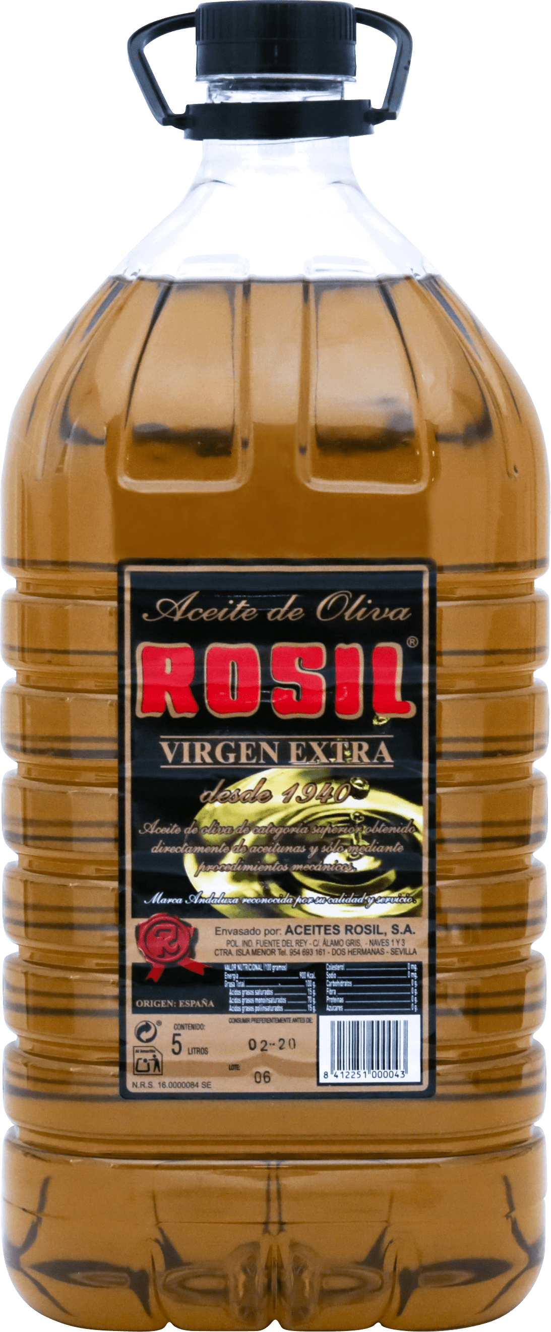 Aceite de Oliva Virgen Extra Rosil